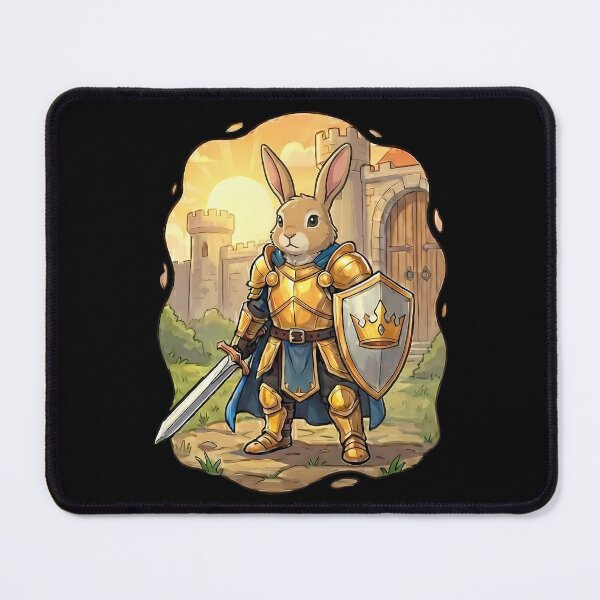 Item preview, Golden Armored Bunny Knight Medieval Fantasy designed and sold by k3rstman1.