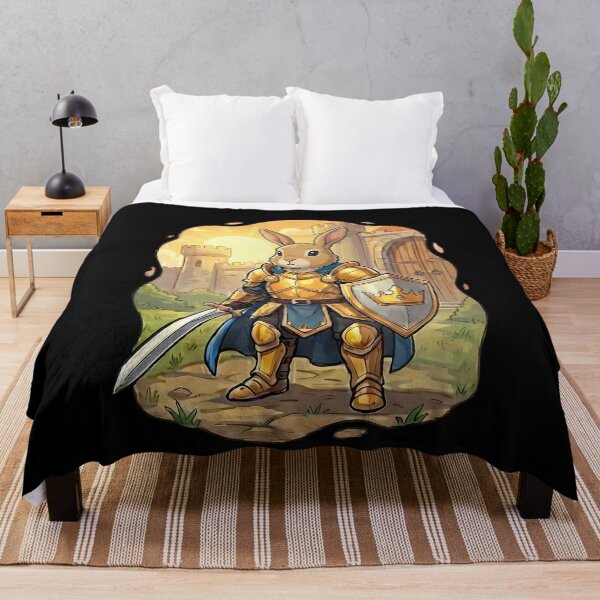 Item preview, Golden Armored Bunny Knight Medieval Fantasy designed and sold by k3rstman1.
