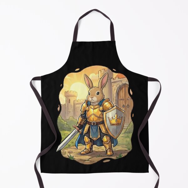 Item preview, Golden Armored Bunny Knight Medieval Fantasy designed and sold by k3rstman1.