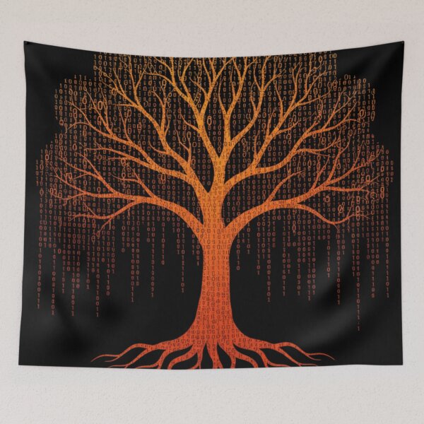 Item preview, 003 Binary Tree Coding – Programmer & Computer Science Design designed and sold by Alexis Art Collection.