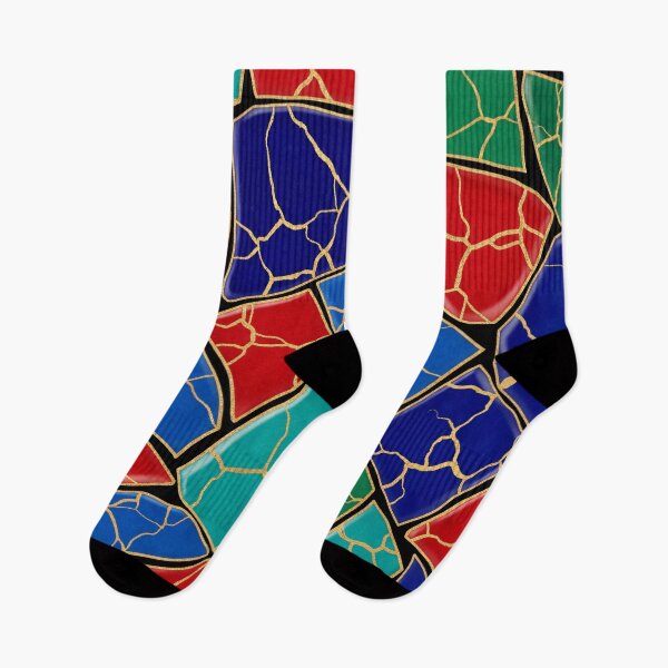Item preview, Kintsugi Jewel Mosaic designed and sold by Kaleidoscope Print.