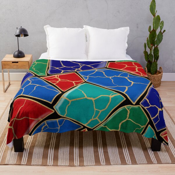 Item preview, Kintsugi Jewel Mosaic designed and sold by Kaleidoscope Print.