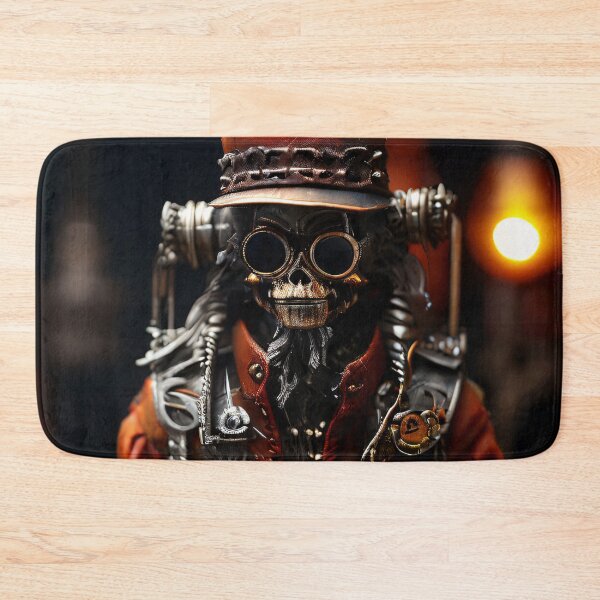 Item preview, Steampunk skeleton figure in detailed portrait designed and sold by Mianku | Für das Leben.