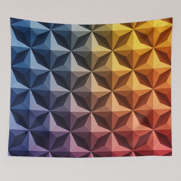 Item preview, Faceted Prism Gradient designed and sold by Kaleidoscope Print.