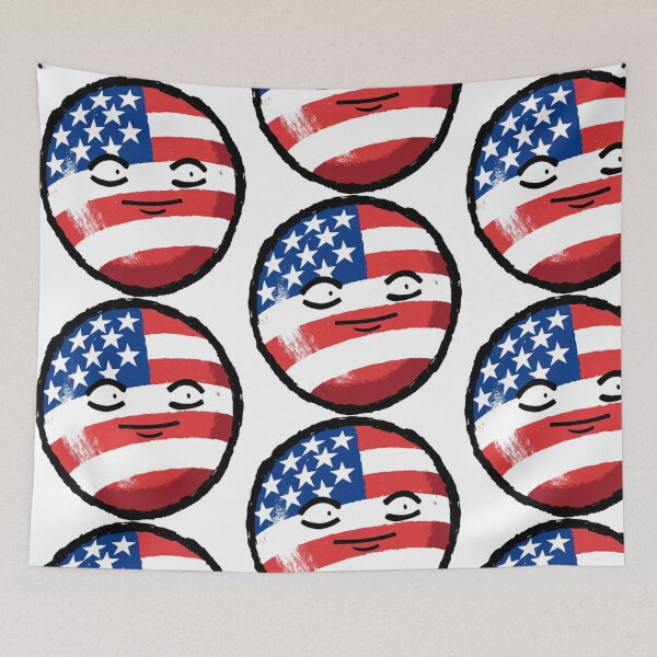 Item preview, USAball (Countryball) designed and sold by Georain.