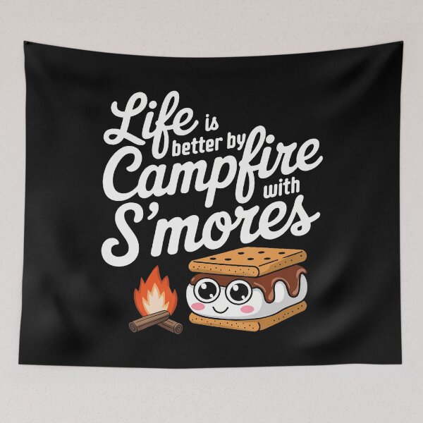 Item preview, Campfires And S'Mores Camping Smores Kawaii S'Mores designed and sold by vaharisanic.