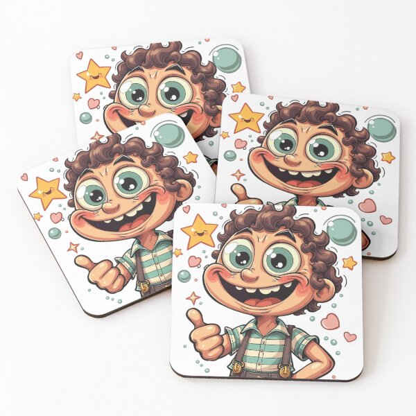 Item preview, Enthusiastic Cartoon Boy Thumbs Up Illustration | Positive Youth Character Art | Cheerful Encouraging Expression Design designed and sold by PaintedPixels01.