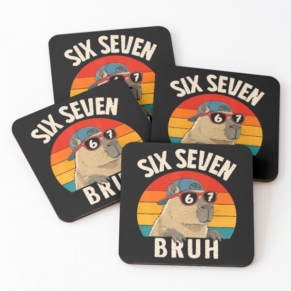 Item preview, Funny 67 Capybara Six Seven Bruh For designed and sold by RylynKaub86.