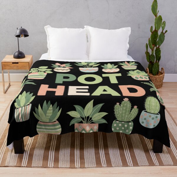 Item preview, Pot Head Succulent – Funny Plant Lover & Gardener Gift designed and sold by Alexis Art Collection.