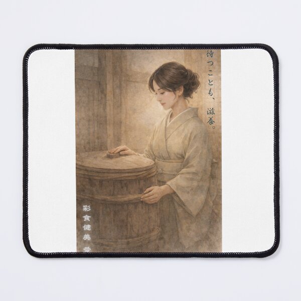 Item preview, Waiting Nourishes – Japanese Fermentation Watercolor Art (Saishoku-Kenbi AI Art Edition Vol.04) designed and sold by Yohei-Studio.
