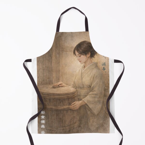 Item preview, Waiting Nourishes – Japanese Fermentation Watercolor Art  (Saishoku-Kenbi AI Art Edition Vol.04) designed and sold by Yohei-Studio.