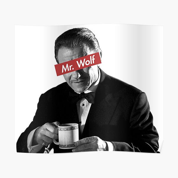 Mr. Wolf Pulp Fiction Poster
