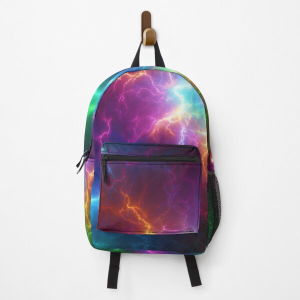 Item preview, Rainbow Electric Lightning designed and sold by Kaleidoscope Print.