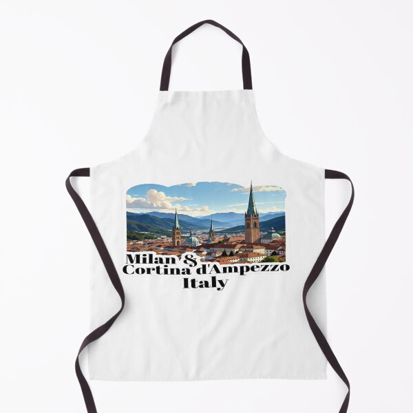 Item preview, Milan & Cortina d’Ampezzo Italy Skyline – Scenic Travel T-Shirt & Sticker Design designed and sold by Sushikidsntod.