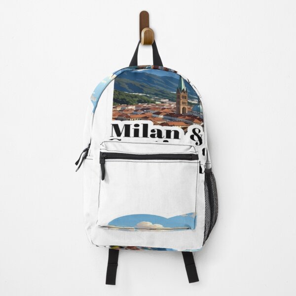 Item preview, Milan & Cortina d’Ampezzo Italy Skyline – Scenic Travel T-Shirt & Sticker Design designed and sold by Sushikidsntod.