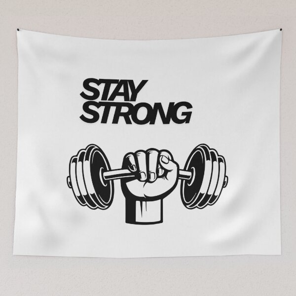Item preview, Stay Strong Gym Motivation Design designed and sold by Kari2023.