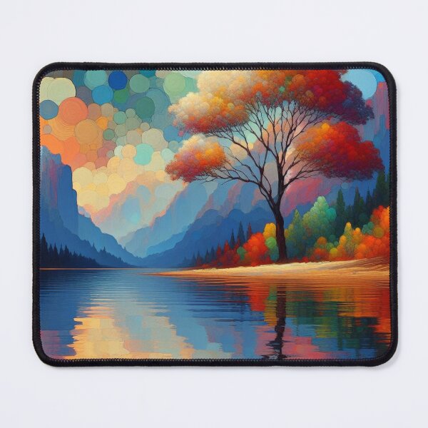 Item preview, Reflections of Color – A Dreamlike Autumn Escape designed and sold by Okmanoo.