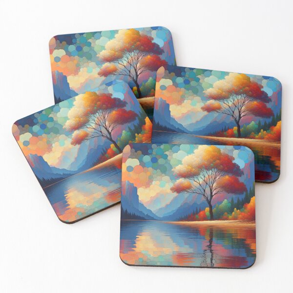 Item preview, Reflections of Color – A Dreamlike Autumn Escape designed and sold by Okmanoo.