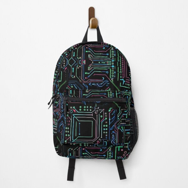 Item preview, Neon Circuit Board Pattern designed and sold by Kaleidoscope Print.