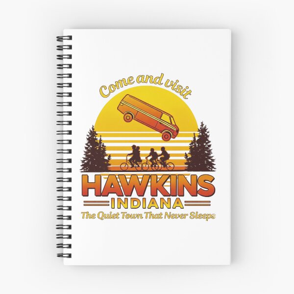 Item preview, Ven a visitar Hawkins Indiana, el retro de los años 70 designed and sold by LeonelJohnson.