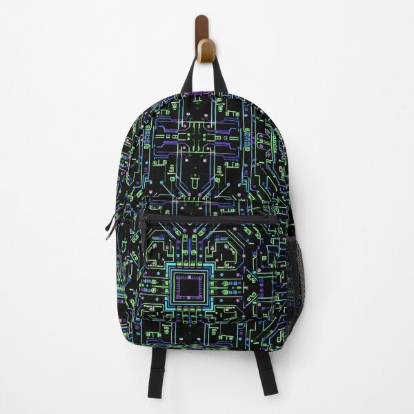 Item preview, Cyber Neon PCB Grid designed and sold by Kaleidoscope Print.