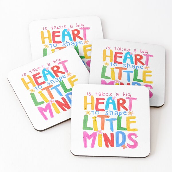 Item preview, It Takes A Bid Heart to Shape Little Minds designed and sold by Innokentievic.