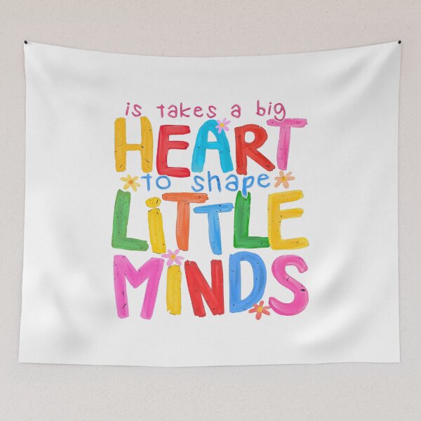 Item preview, It Takes A Bid Heart to Shape Little Minds designed and sold by Innokentievic.