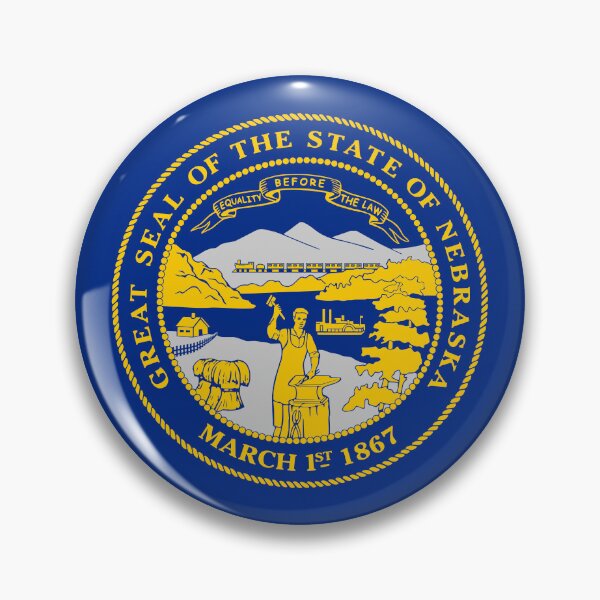 Item preview, Nebraska flag designed and sold by rheyes.
