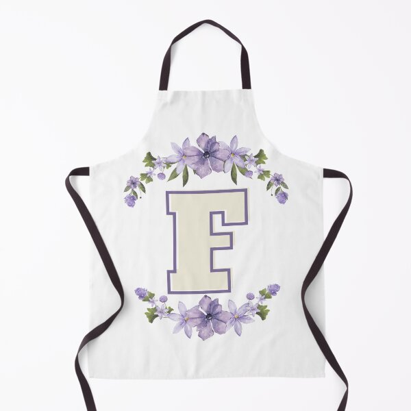 Item preview, Letter F Monogram with Flowers – Elegant Floral Initial Design designed and sold by OmikronStore.