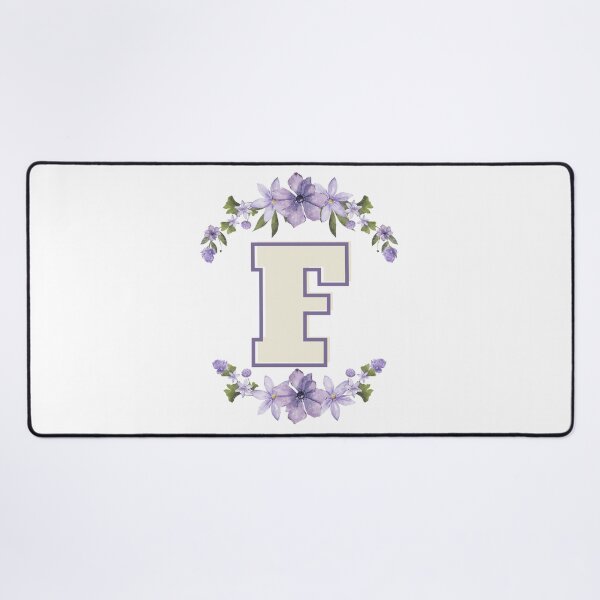 Item preview, Letter F Monogram with Flowers – Elegant Floral Initial Design designed and sold by OmikronStore.