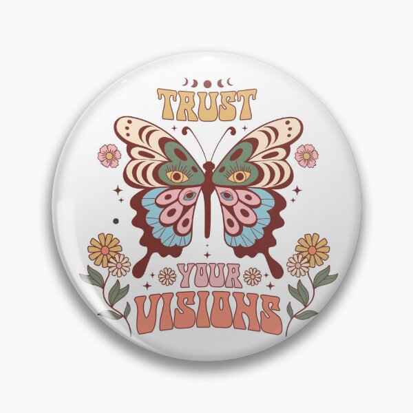 Item preview, Trust Your Visions Mystical Butterfly Boho Art designed and sold by LunaPixelStudio.