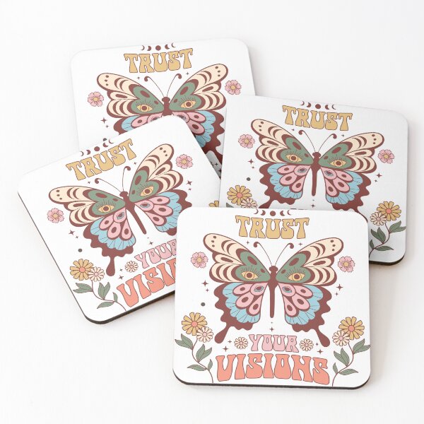 Item preview, Trust Your Visions Mystical Butterfly Boho Art designed and sold by LunaPixelStudio.