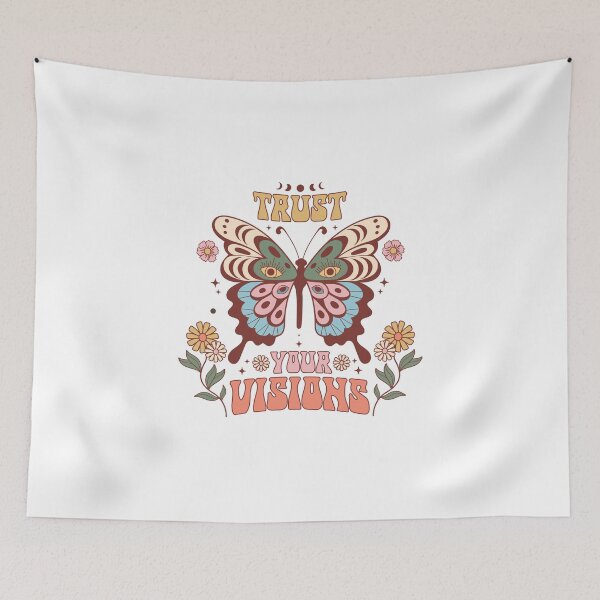 Item preview, Trust Your Visions Mystical Butterfly Boho Art designed and sold by LunaPixelStudio.