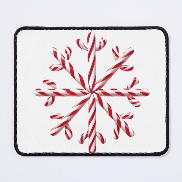 Item preview, Candy Cane Snowflake Symbol designed and sold by BankMano.