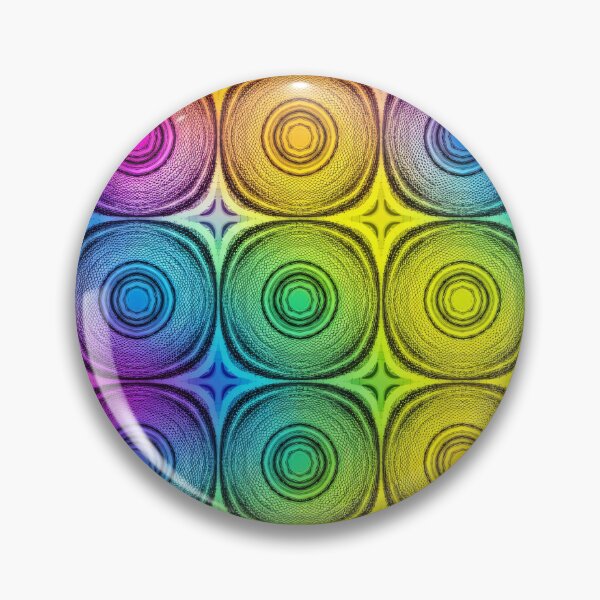 Item preview, Rainbow Spiral Tile Grid designed and sold by Kaleidoscope Print.