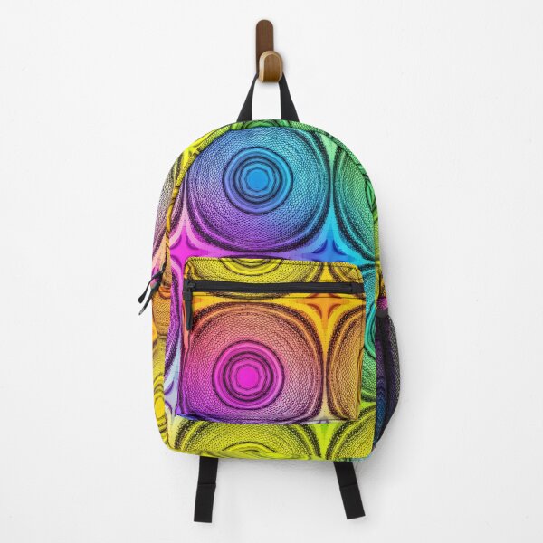 Item preview, Rainbow Spiral Tile Grid designed and sold by Kaleidoscope Print.