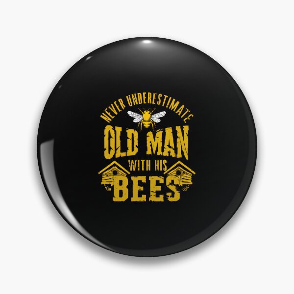 Item preview, Funny Never Underestimate An Old Man Beekeeper Vintage designed and sold by huftyfnruppe.