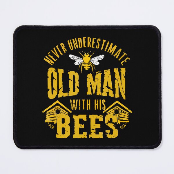 Item preview, Funny Never Underestimate An Old Man Beekeeper Vintage designed and sold by huftyfnruppe.