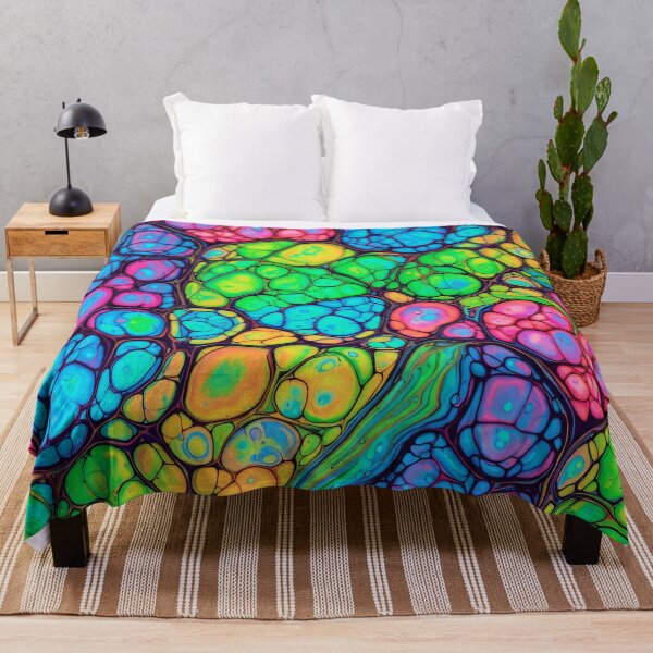 Item preview, Psychedelic Cell Mosaic designed and sold by Kaleidoscope Print.