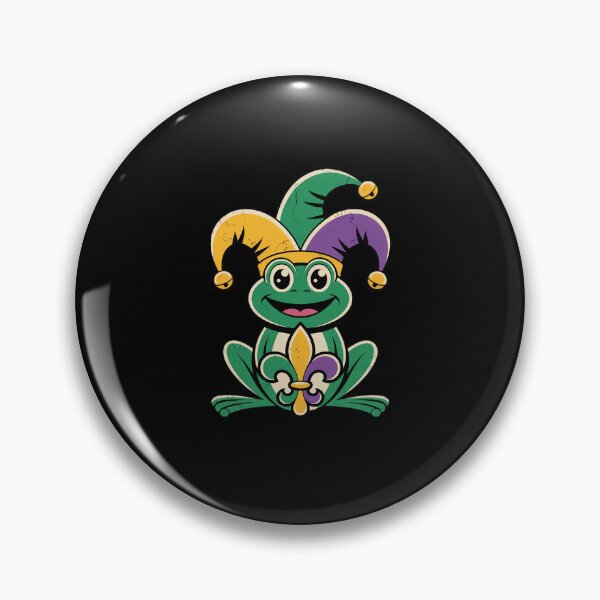 Item preview, Jester Frog Mardi Gras Funny Men Women Kids designed and sold by catsdothingz.