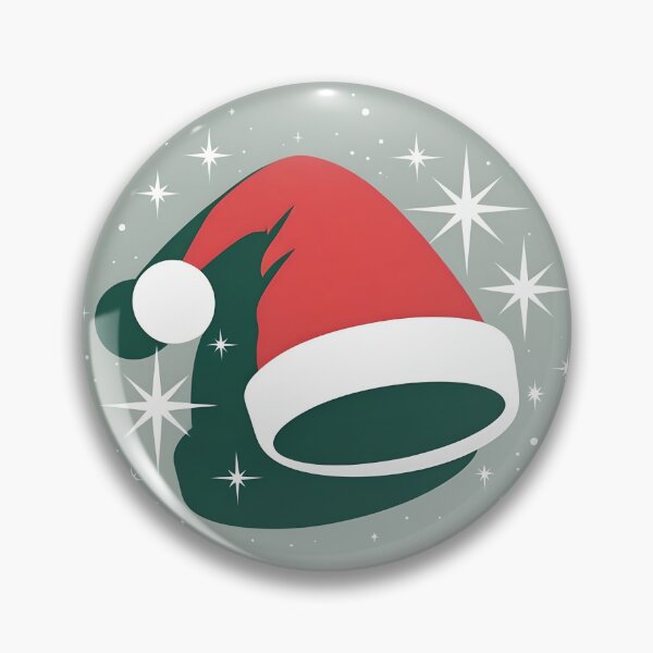 Item preview, Santa Hat Floating With Sparkles designed and sold by BankMano.