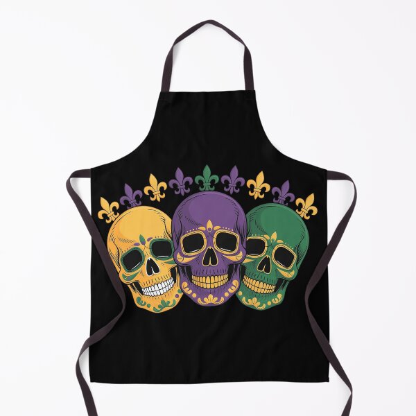 Item preview, Jester Sugar Skull Mardi Gras Skeleton Carnival Parade Party designed and sold by catsdothingz.