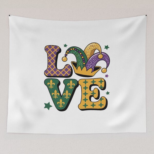 Item preview, I Love Mardi Gras Men Wonmen Mardi Gras designed and sold by catsdothingz.