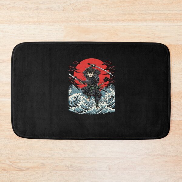 Item preview, Samurai Cat Warrior – Epic Japanese Action designed and sold by SWEET-TINAPAY.