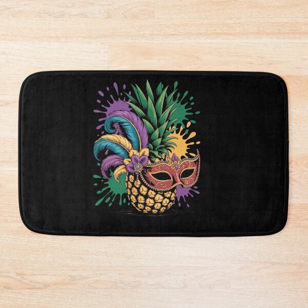 Item preview, Mardi Gras 2026 Pineapple With Parade Mask designed and sold by catsdothingz.