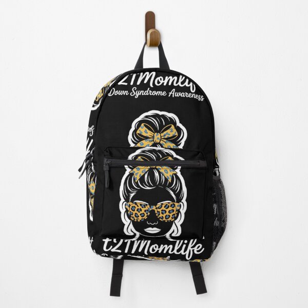 Item preview, Down Syndrome Mom T21 Mama Messy Bun Leopard designed and sold by comptorasunfia.