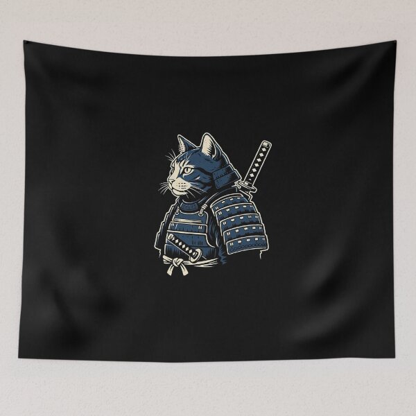 Item preview, Samurai Cat Warrior – Japanese Bushido designed and sold by SWEET-TINAPAY.