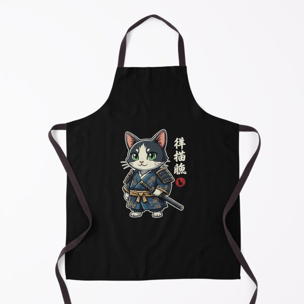 Item preview, Samurai Cat Warrior – Japanese Kawaii Art designed and sold by SWEET-TINAPAY.
