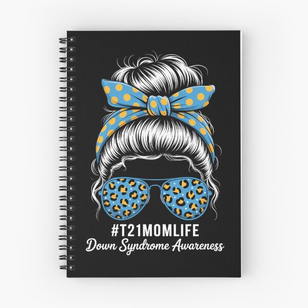 Item preview, Down Syndrome Mom Life Messy Bun Down Syndrome Awareness designed and sold by comptorasunfia.