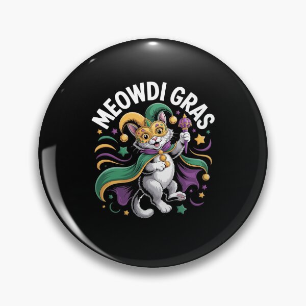 Item preview, Mardi Gras Cat Men Women Kids designed and sold by catsdothingz.